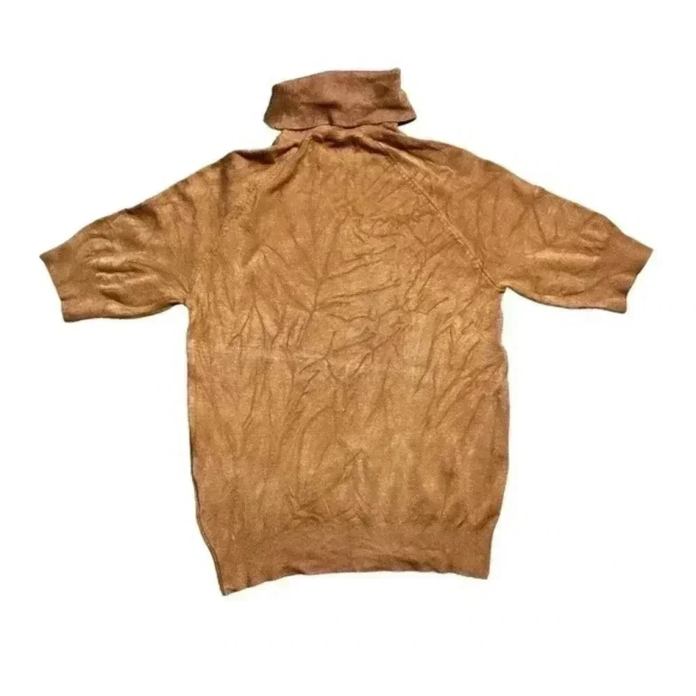 Philosophy Turtleneck wrinkled fabric pattern